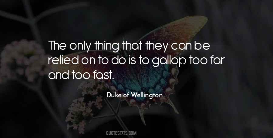 Quotes About Gallop #836830