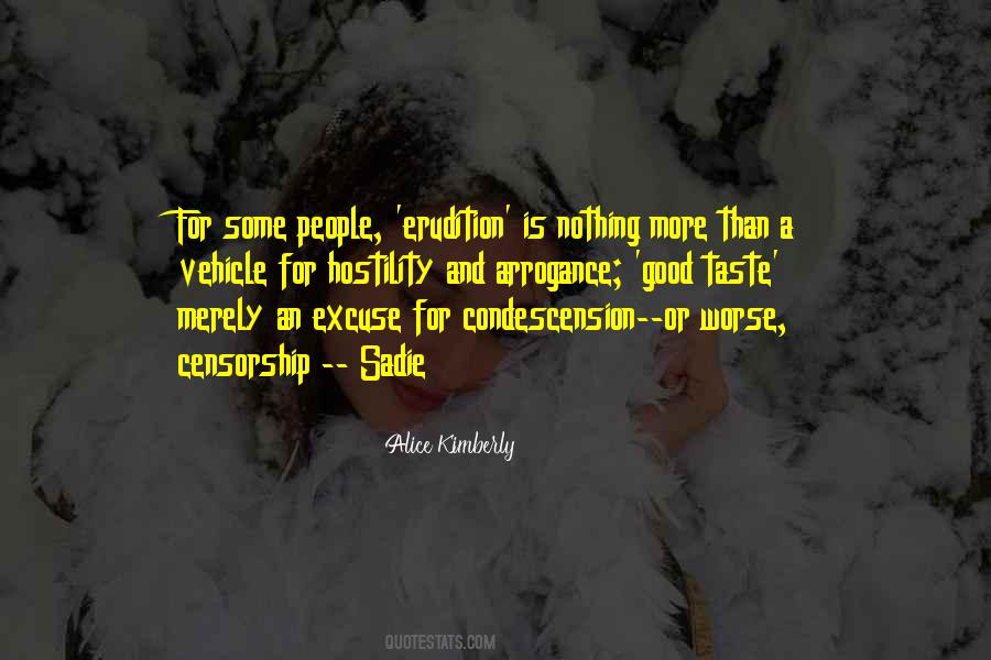 Good Arrogance Quotes #265069