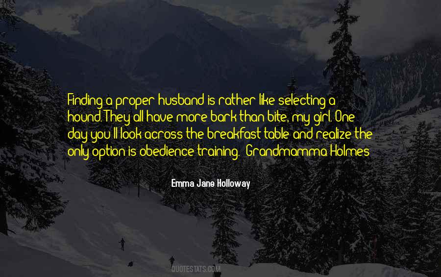 Finding A Husband Quotes #1681805