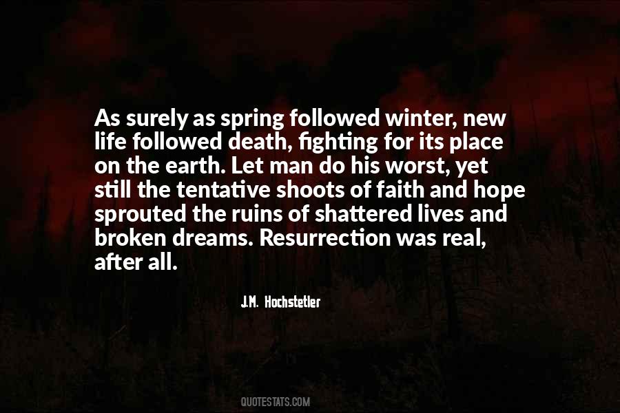 Life Resurrection Quotes #513101
