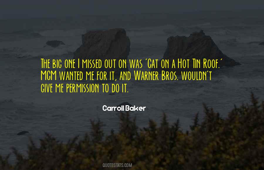 Tin Roof Quotes #1008651