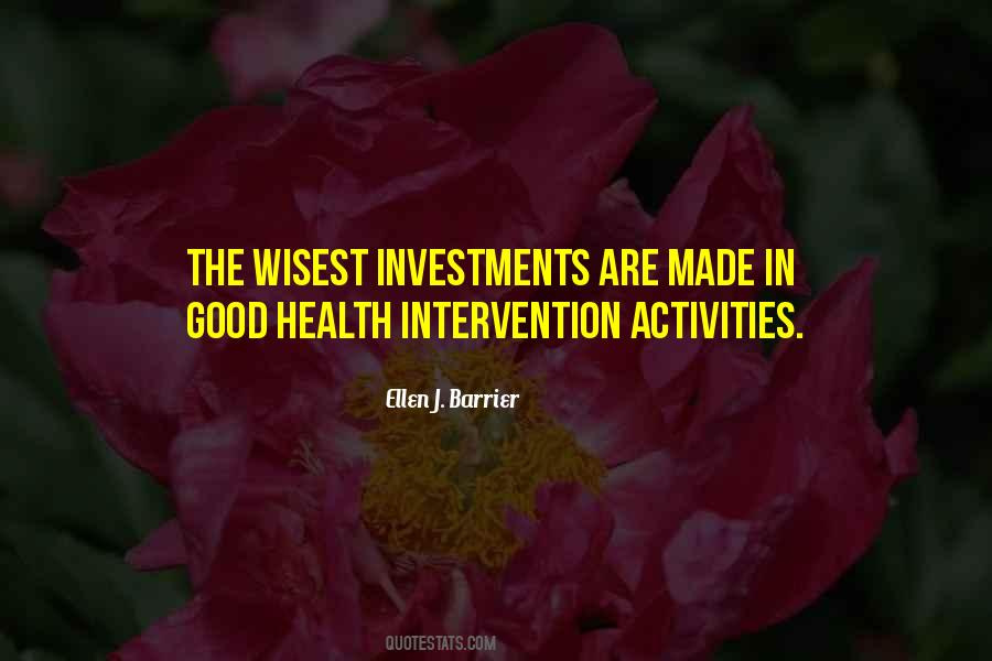 Invest In Your Health Quotes #518510