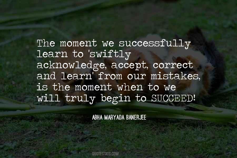 Mistakes Success Quotes #1060895