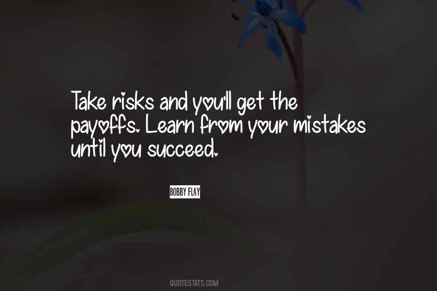 Mistakes Success Quotes #1075815