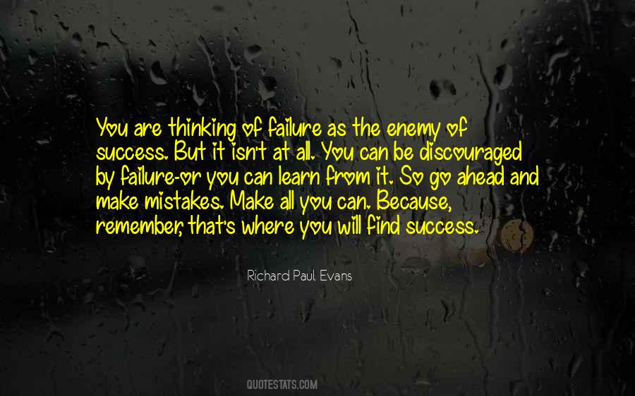 Mistakes Success Quotes #1168724