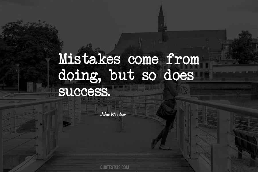 Mistakes Success Quotes #1241073