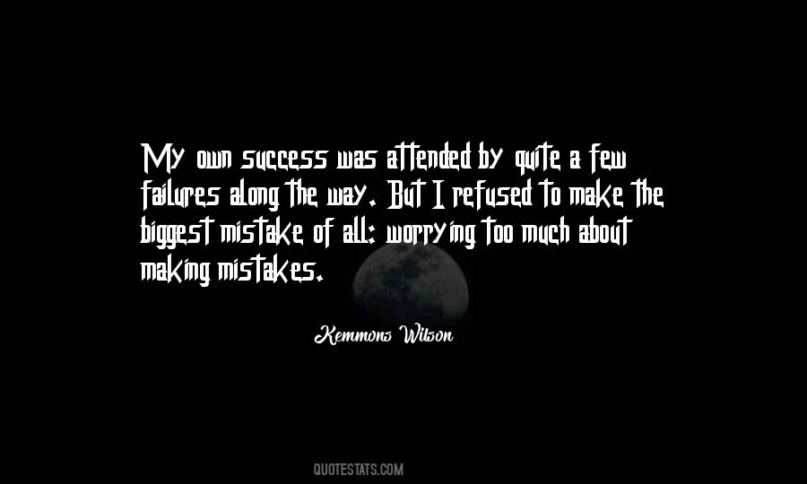 Mistakes Success Quotes #1243525