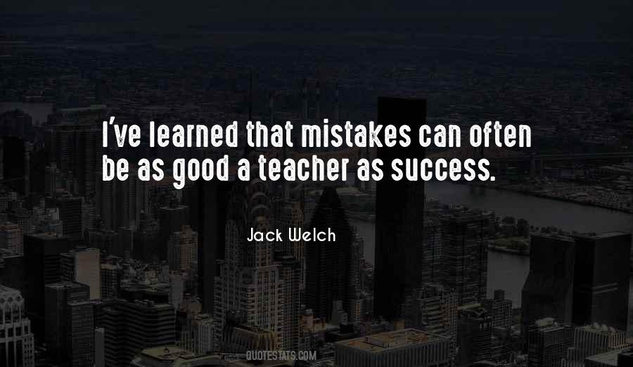 Mistakes Success Quotes #216477