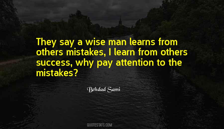 Mistakes Success Quotes #498010