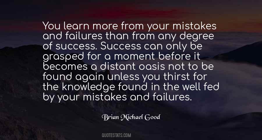 Mistakes Success Quotes #661803