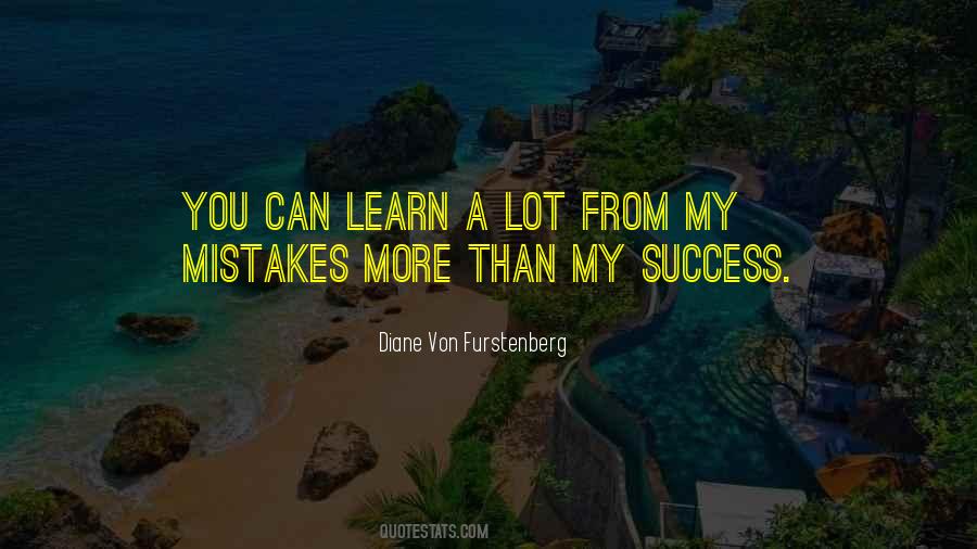 Mistakes Success Quotes #683132