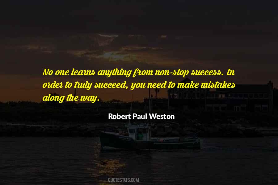 Mistakes Success Quotes #763034