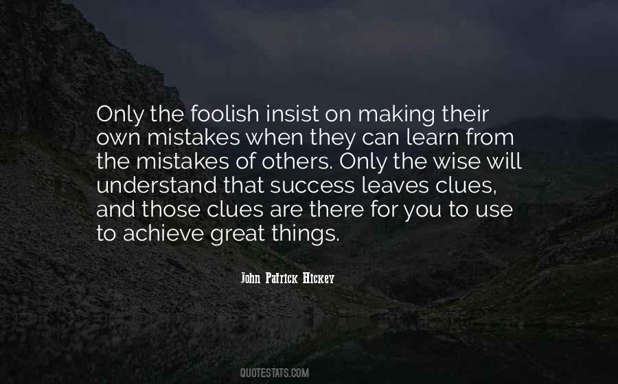 Mistakes Success Quotes #943727