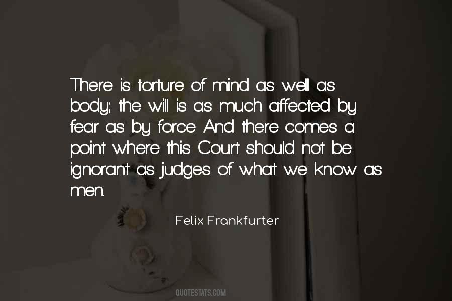 Quotes About Mind Fear #359068
