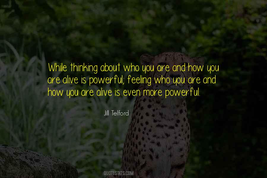 How Are You Feeling Quotes #1602129