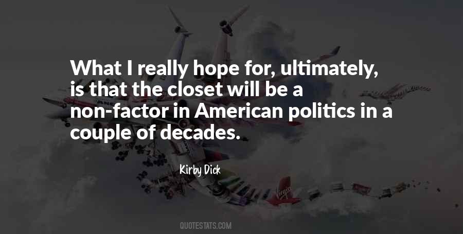 Hope Politics Quotes #695434
