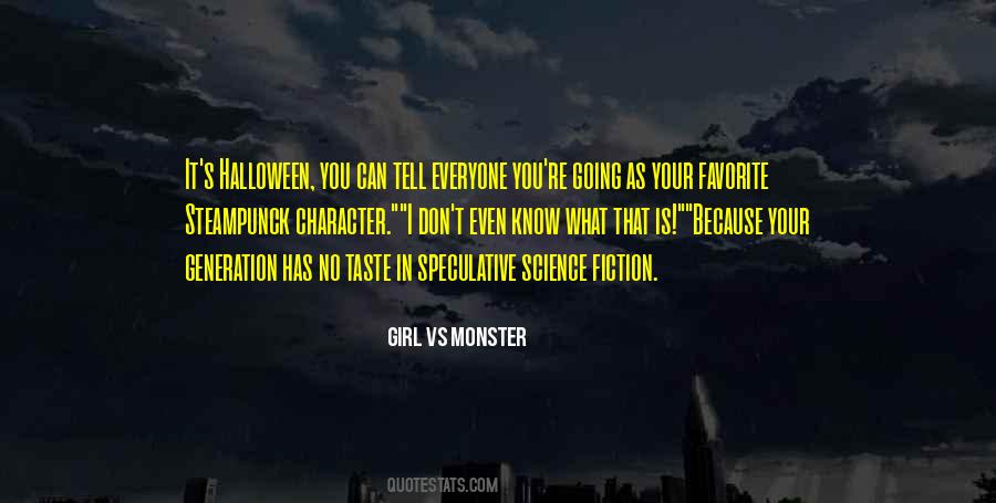 Monster Halloween Quotes #653216