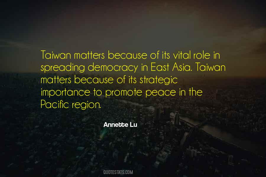 Importance Of Democracy Quotes #1634131