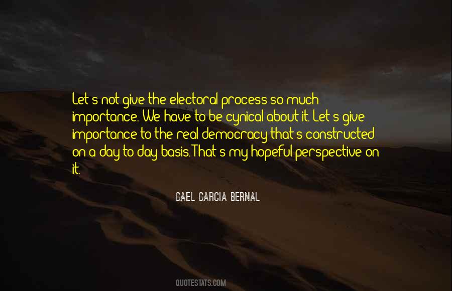 Importance Of Democracy Quotes #1714187