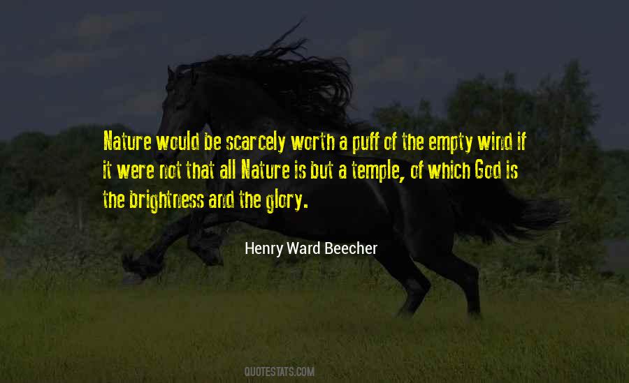 Glory Of Nature Quotes #1015005