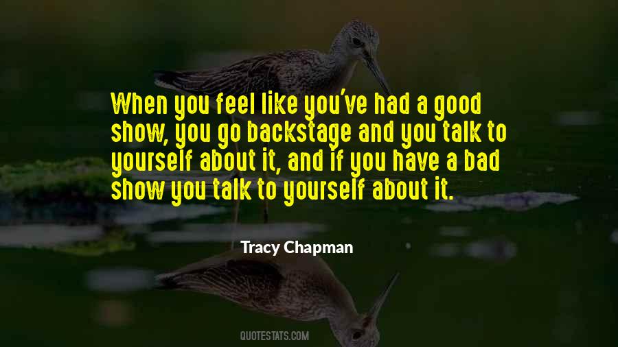 Good About Yourself Quotes #487578