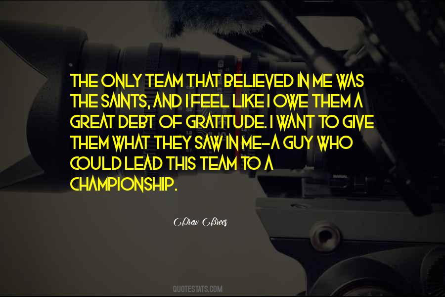 Team Championship Quotes #1486631