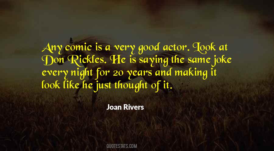 Good Actor Quotes #1215125