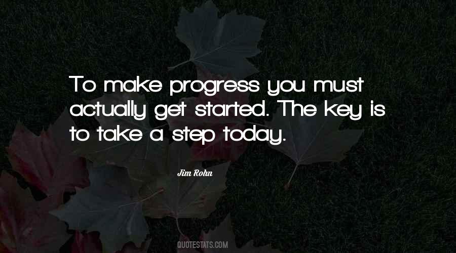 Make Progress Quotes #1019332