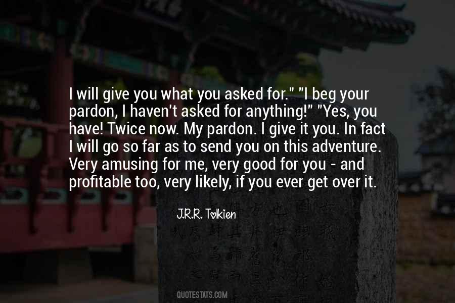 Good Adventure Quotes #1531057