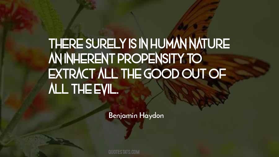 Good And Evil Human Nature Quotes #564958