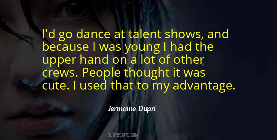 Dance Talent Quotes #320292