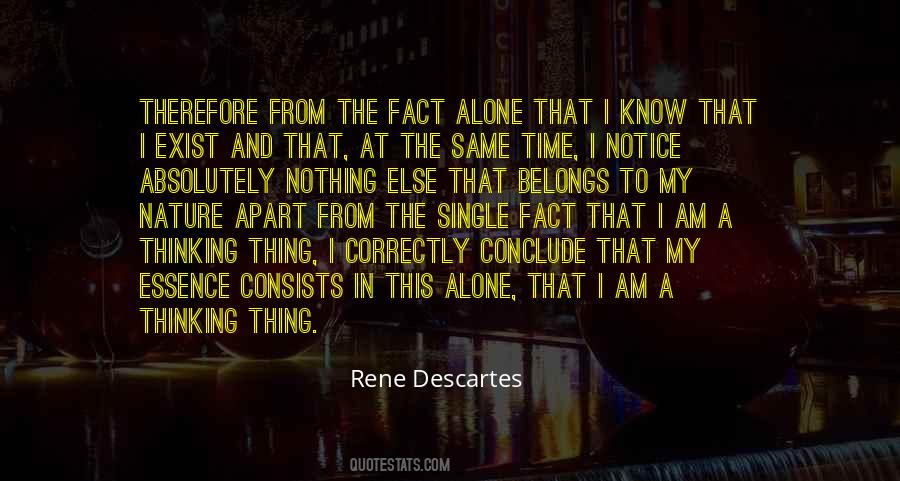 Single And Alone Quotes #1876074