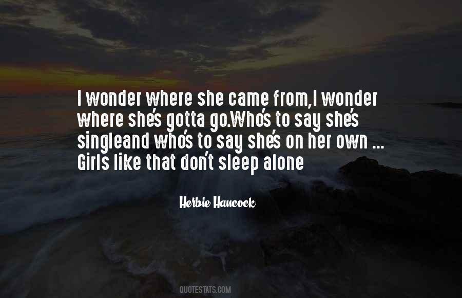 Single And Alone Quotes #567725