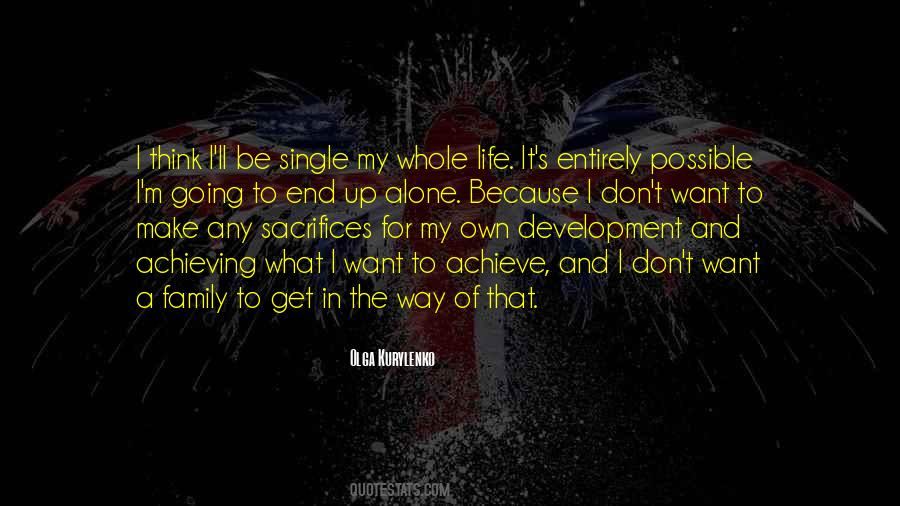 Single And Alone Quotes #898844