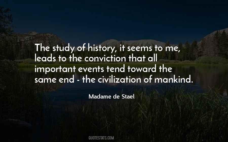Quotes About The End Of Mankind #593845