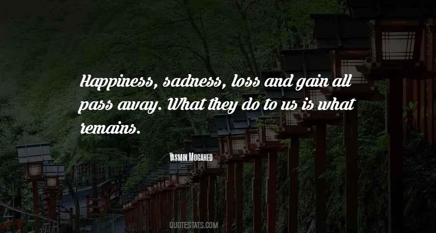 Quotes About Gain And Loss #1578754