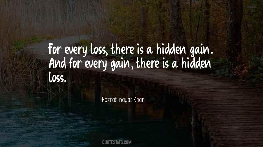 Quotes About Gain And Loss #71522