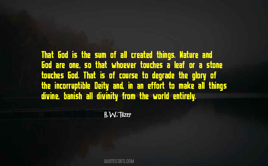 Nature Created By God Quotes #1173884