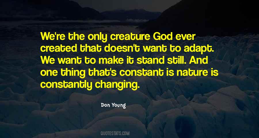 Nature Created By God Quotes #570490