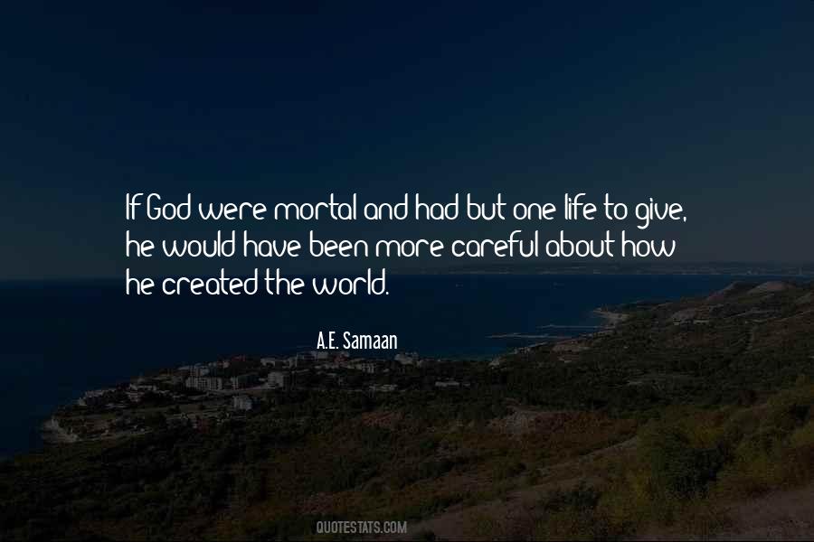 Nature Created By God Quotes #594341