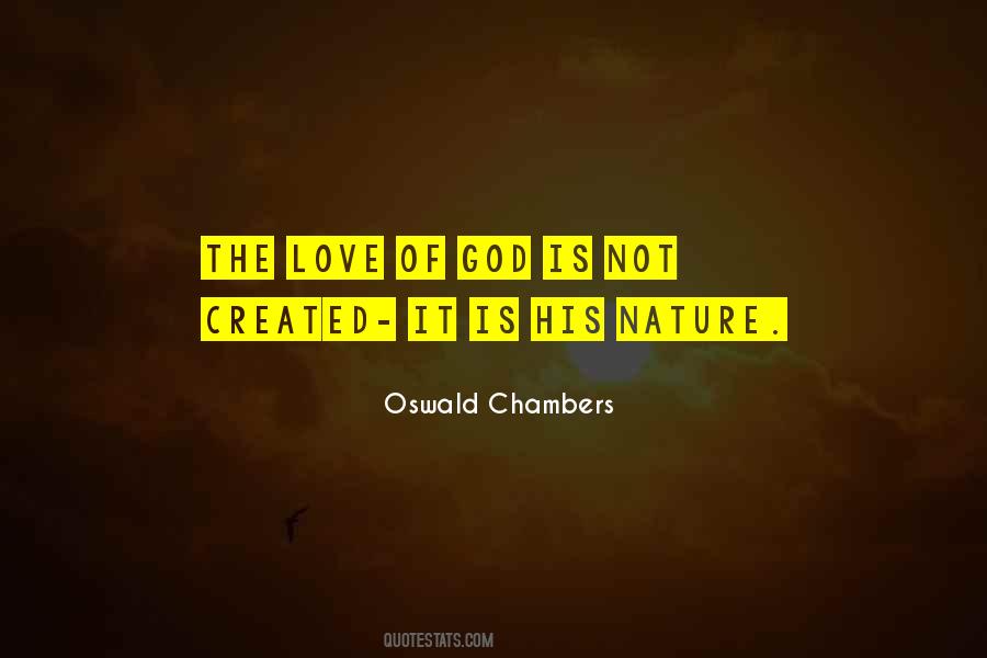 Nature Created By God Quotes #880664