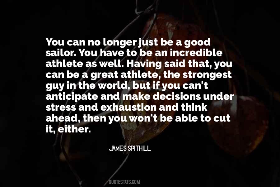 Good Athlete Quotes #1059799