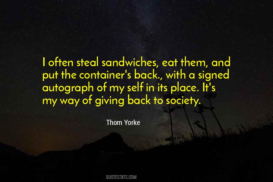 Giving Back To Society Quotes #1484576