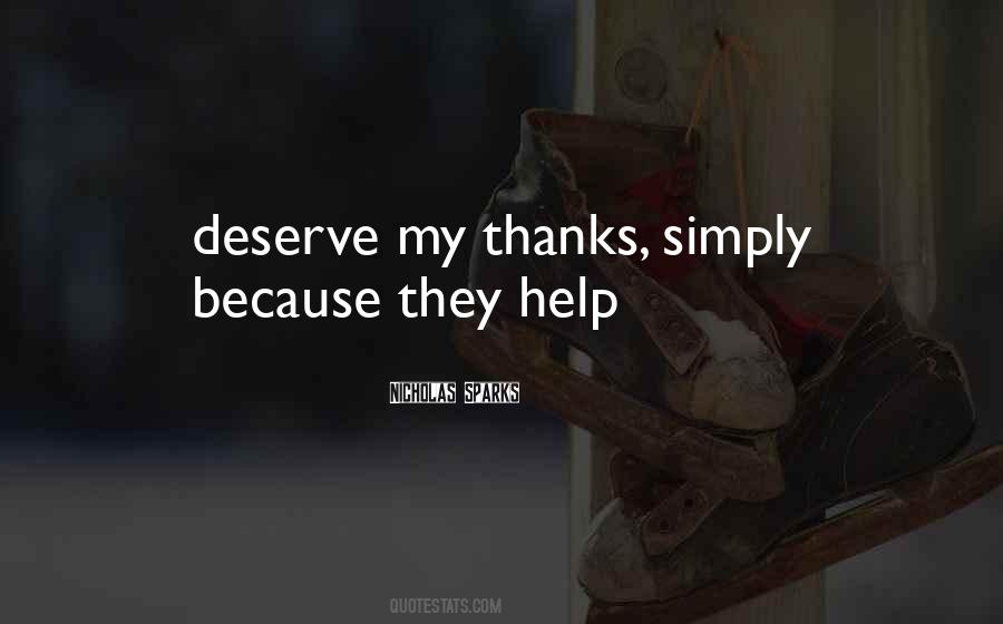 Thanks For Your Help Quotes #528756