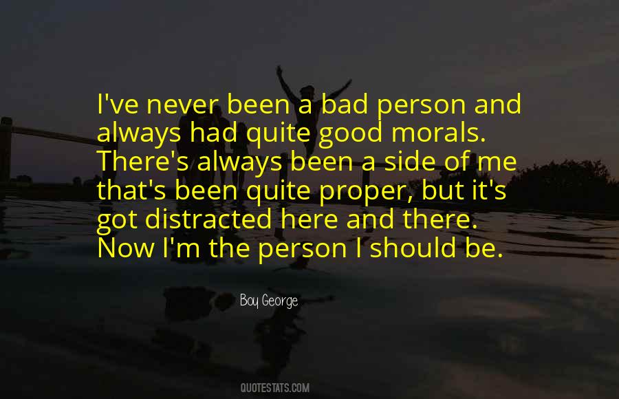 Good Bad Boy Quotes #1571706