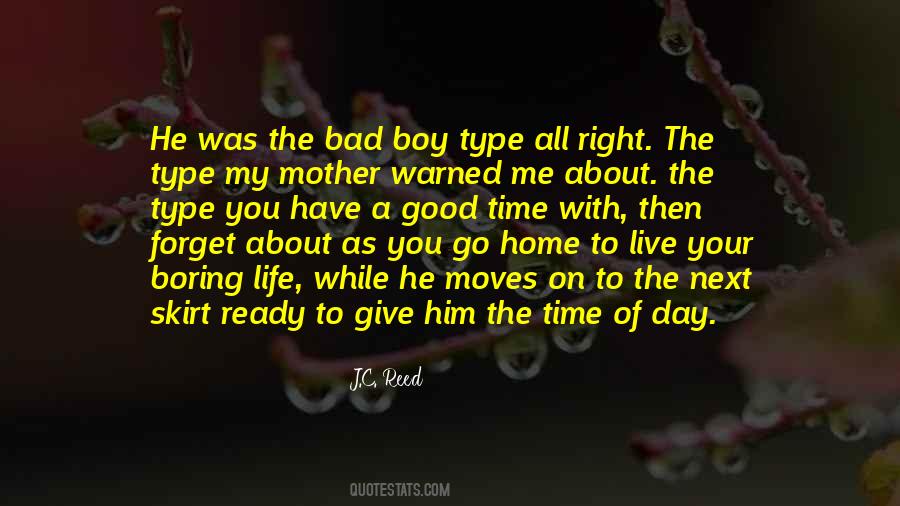 Good Bad Boy Quotes #1650226