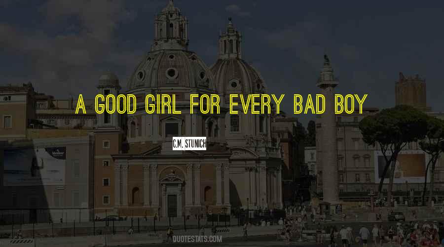 Good Bad Boy Quotes #904872