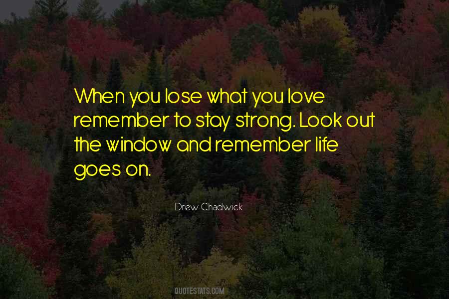 Love Goes Out Quotes #1404322