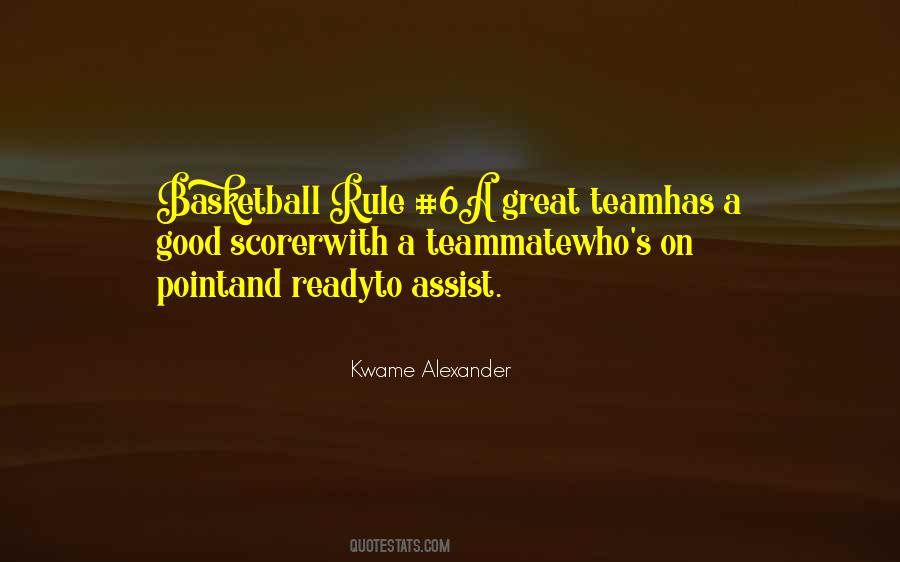 Good Basketball Team Quotes #963827