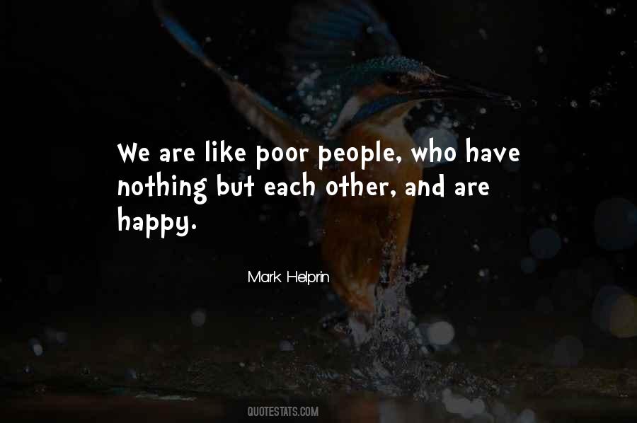 Poor And Happy Quotes #308796